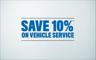 Save 10% on Vehicle Service