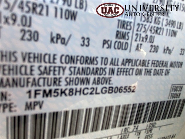 2020 Ford Explorer Platinum