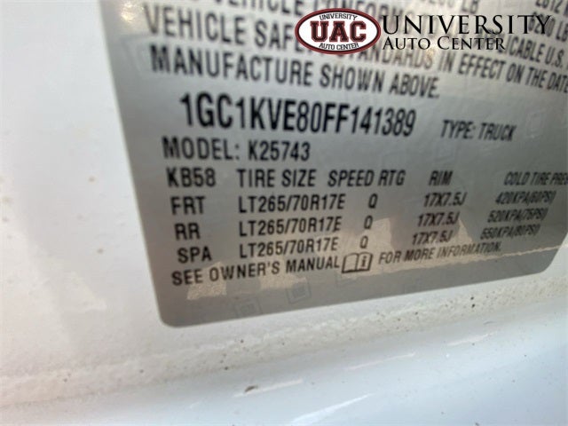 2015 Chevrolet Silverado 2500HD LT