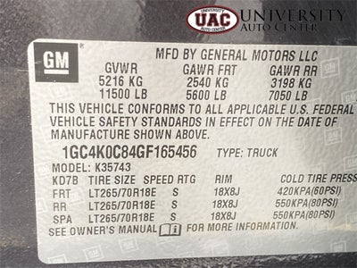 2016 Chevrolet Silverado 3500HD LTZ