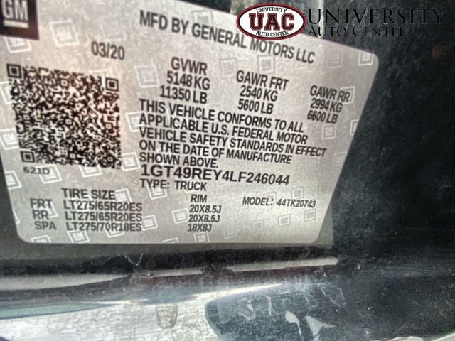2020 GMC Sierra 2500HD 4WD Crew Cab Standard Bed Denali