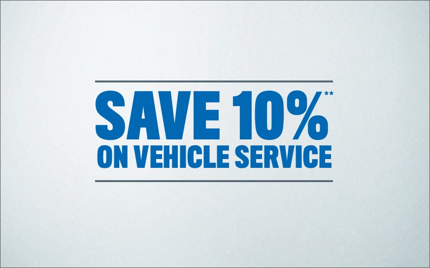 Save 10% on Vehicle Service